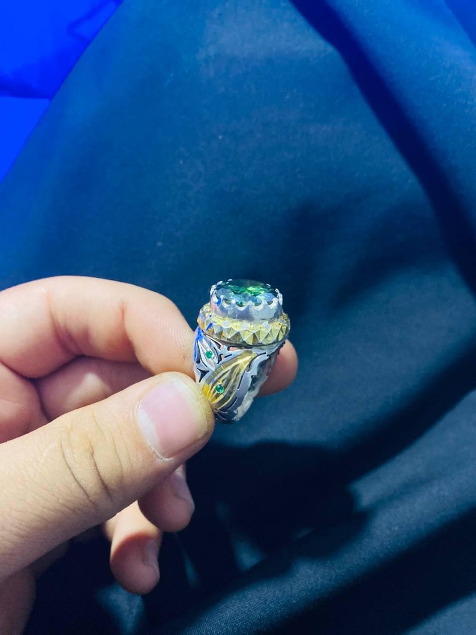 Silver Ring with Ruși Diamond